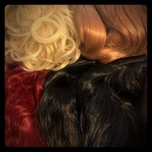 Bundle of cosplay wigs